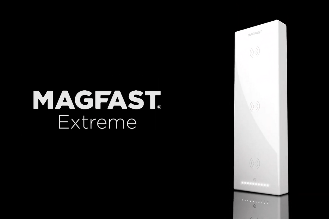 MAGFAST Extreme - World's First Power Bank with Three Qi Wireless Charging Coils